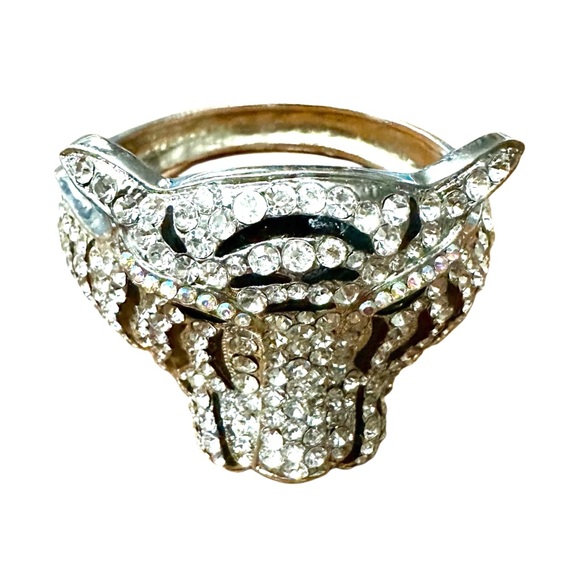 BRACELET Crystal Tiger Bracelet Chunky purchase 2010 and never wore it - Picture 4 of 5